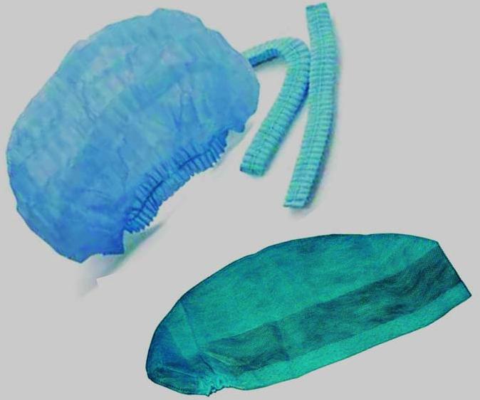 Generic Non-Woven Non Woven bouffant caps, for Clinic, Hospital, Parlours, Occasion : Medical USE