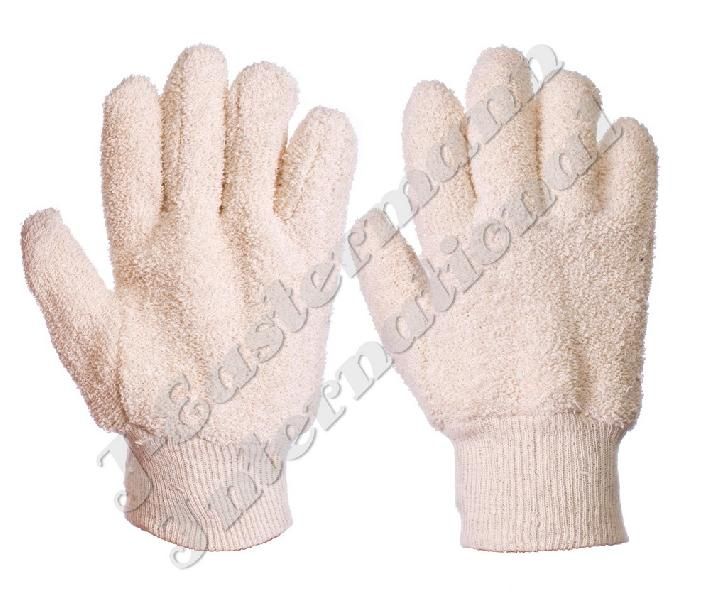Cotton Terry Gloves With Knitted Wrist JEI 1150 TC