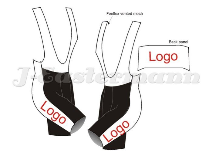 Customizable Sublimated Cycling Bib Short JEI-9505