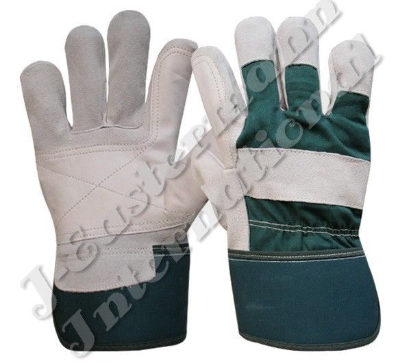 Grain Leather Double Palm Working Gloves JEI 1124NG