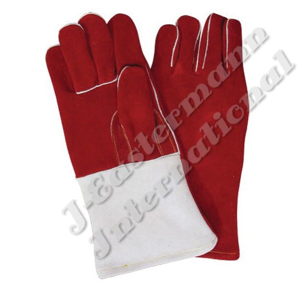 Kevlar Stitched Leather Welding Gloves Lined JEI 1127