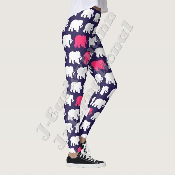 Ladies Animal Print Full Sublimation Printed Leggings LP-59