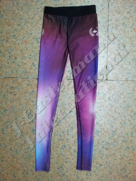 Ladies Galaxy Sublimation Printed Yoga Leggings
