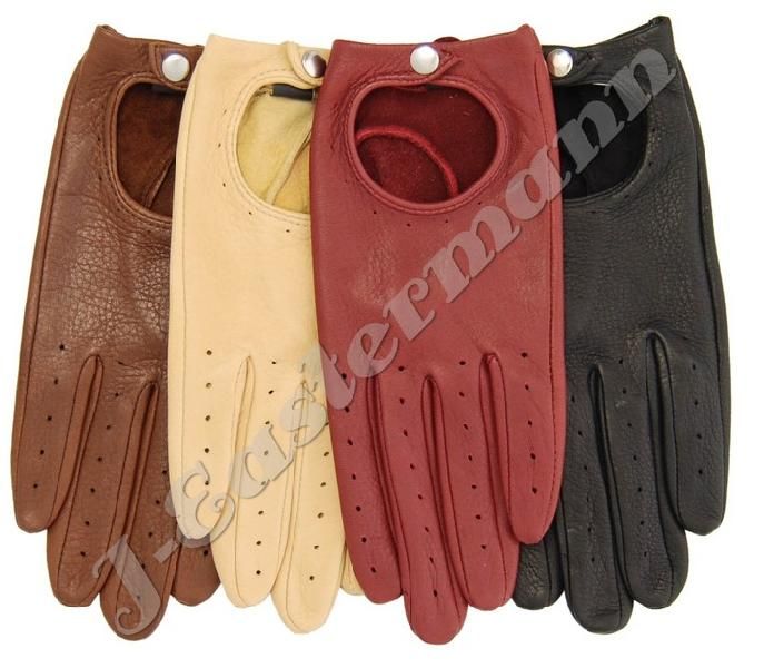 Ladies Leather Driving Gloves JEI 02505