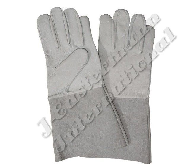 Leather Tig Welding Gloves Natural Crust JEI 1130.1T