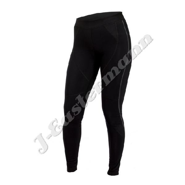 Mens Black Compression Pant With Mesh Panel Inserts JEI-9113