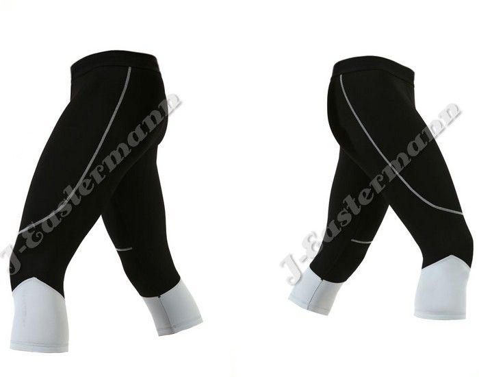 JEI-9118 Mens Grey Panel Compression Pant