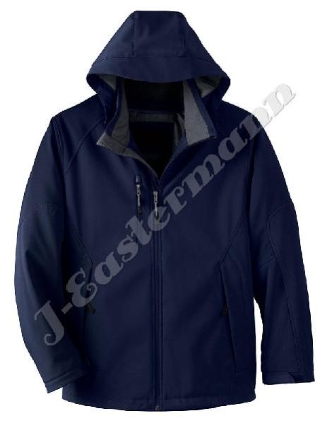 Mens Hooded Softshell Jackets JEI-6010