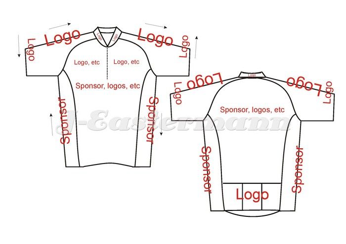 Short Sleeve Custom Sublimation Printed Cycling Jersey JEI-9501