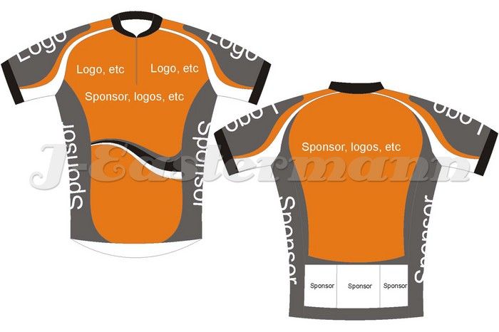Short Sleeve Customizable Sublimation Cycling Jersey JEI-9503