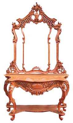 Wooden Console Table - (nv - 221)