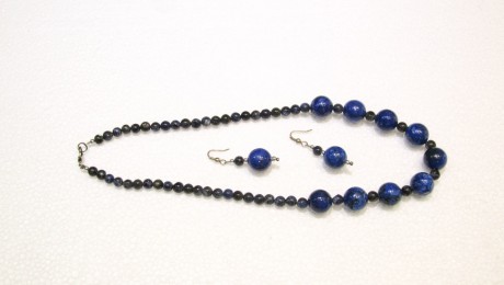 Lapiz Lazuli Round Beads Necklace