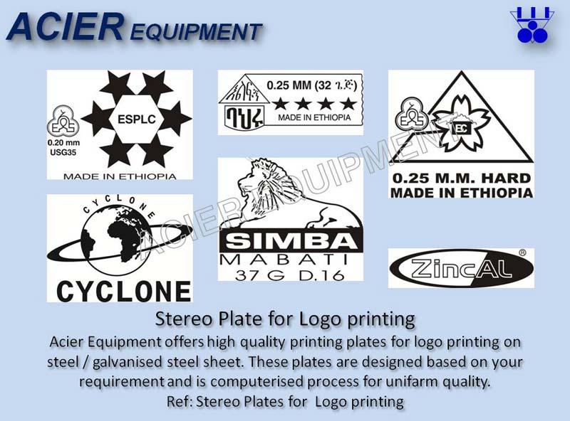Logo Printing Plates