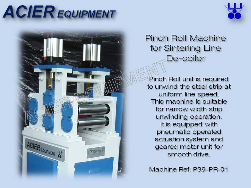 Pinch Roll Machine For Sinter Line Decoding