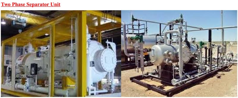 2 Phase separator units