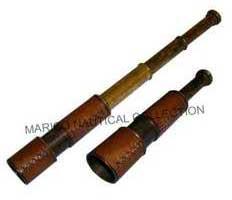 16 Hand Held Leather Sheathed Telescope