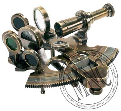 nautical brass sextant