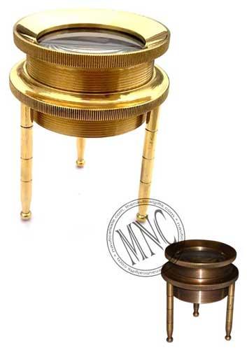 Brass Desk Magnifier