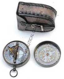 Brass Pocket Compass