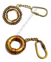 Brass Tube Key Chain
