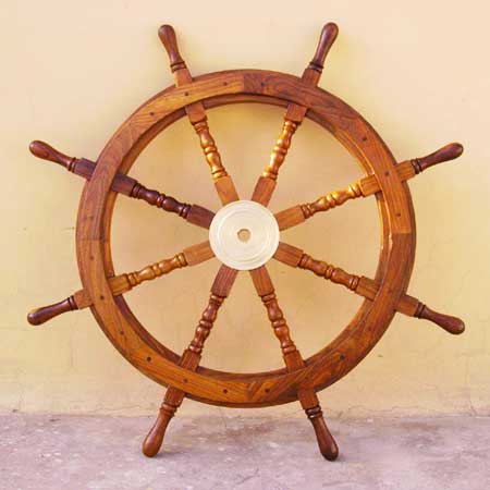 Wooden Nautical Ship Wheels