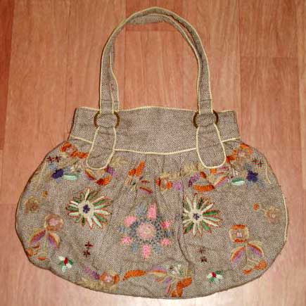 Woolen Ladies Handbags 01