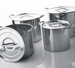 Stainless Steel Stock Pots with Lid