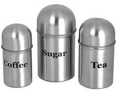 Tea Canisters, Coffee Canisters, Sugar Canisters