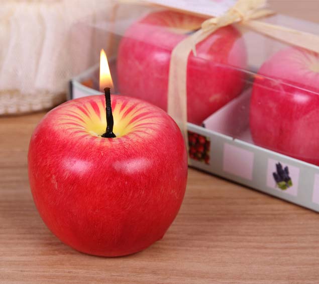 Plain Candles Gifts Package, Color : Red