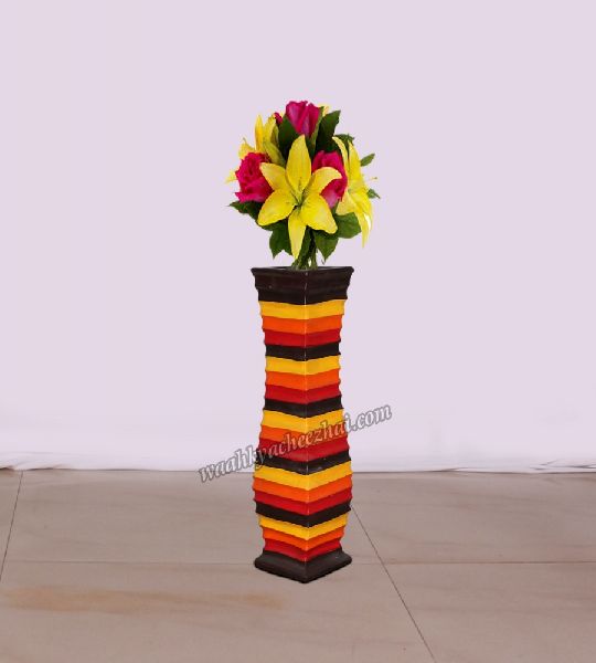 Attractive Colorfull Yellow and Red flower pot
