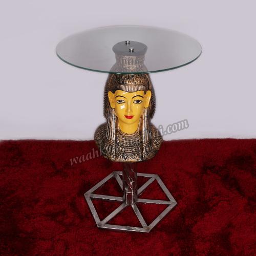 Glass table of egypt queen