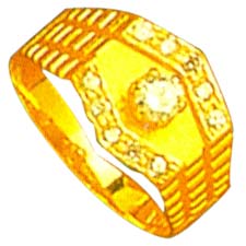 Gold Gents Ring