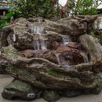 fiber glass made waterfalls