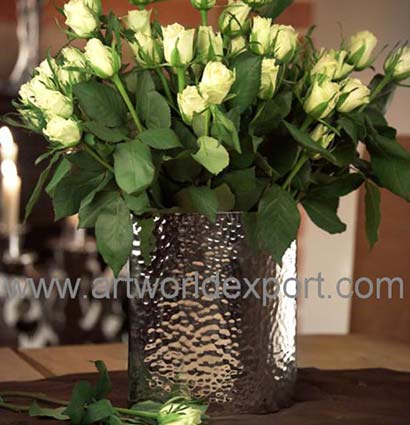metal flower vases