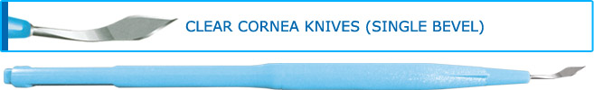 Clear Cornea Single Knives - Ophthalmic Micro Surgical Knives