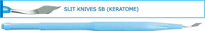 Slit Single Bevel Knives - Ophthalmic Micro Surgical Knives