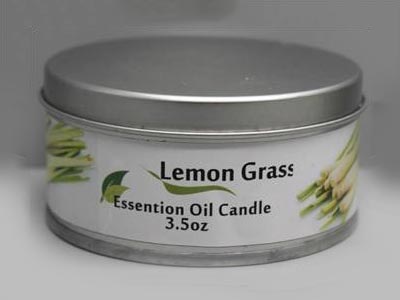 3.5oz Tin Candle With Plain Lid