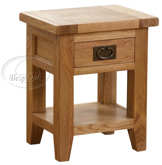 Vancouver 1 Drawer Lamp Table