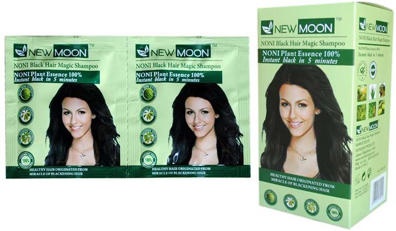 New Moon Noni Instant Black Hair Dye Shampoo