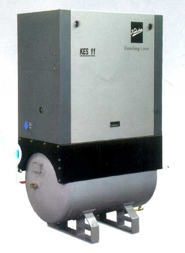 Tank Mounted Screw Compressor