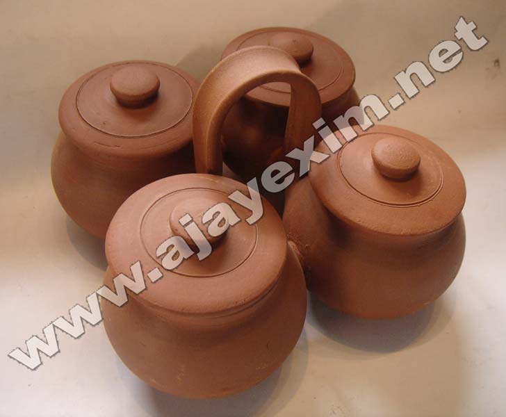 Clay Condiment set