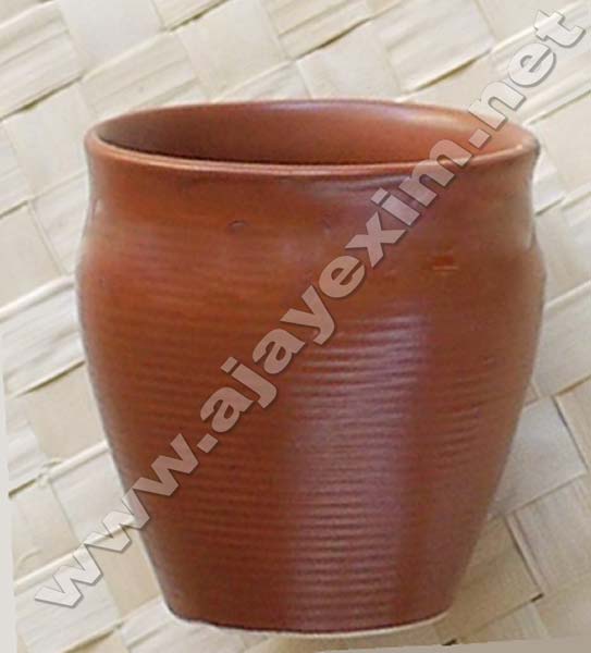 Clay Designer Kulfi Cup, Color : Red