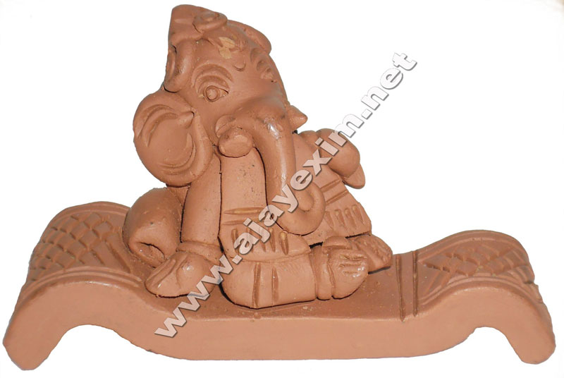 Hand made Clay Devan Ganeshsa, Feature : Eco Friendly