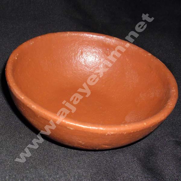 Clay Serving Bowl, Color : Red