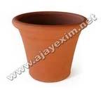 Hand made Decorative Planter Pot, Color : Red