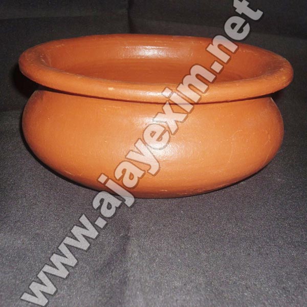 Small Clay Pot, Color : Brown