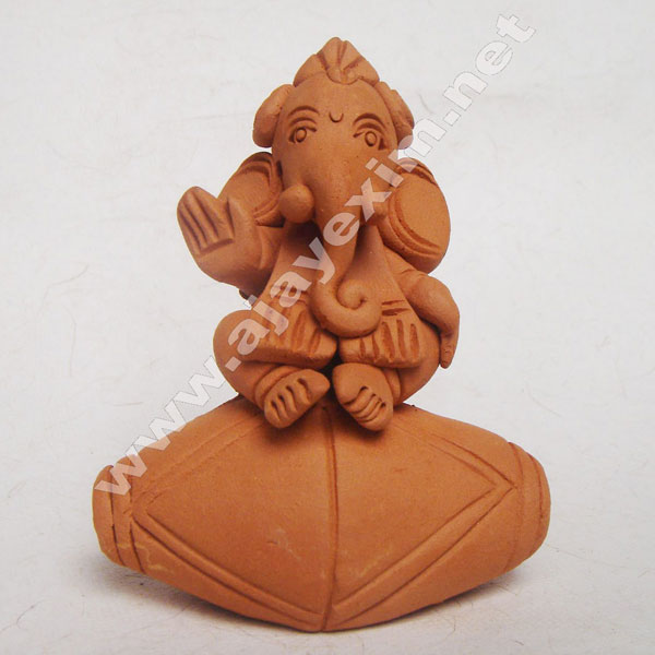 Hand made Tabala Ganesh Statue, Feature : Eco Friendly