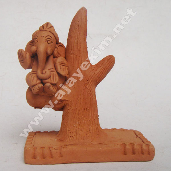 Hand made Tree Ganesh Statue, Feature : Eco Friendly