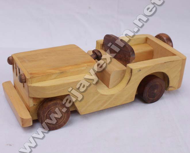 Wooden Jeep Toy