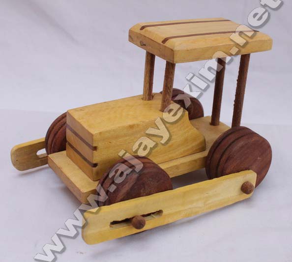Wooden Road Engine Toy